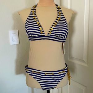 Jessica Simpson Marine bikini set